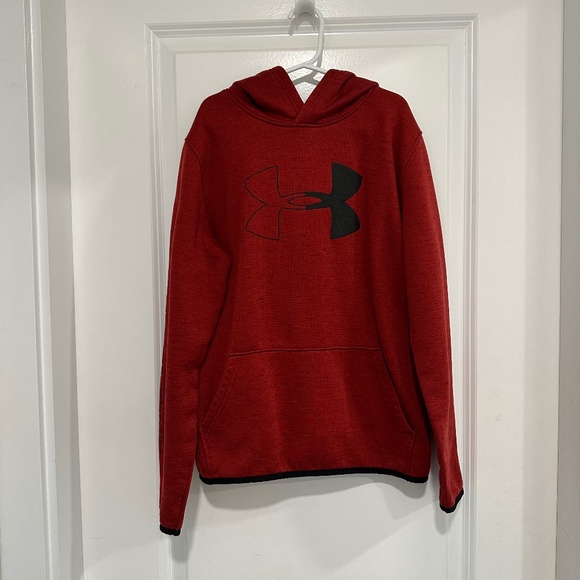 Under Armour | Burgundy Youth XL Hoodie Long Sleeve - Picture 1 of 7